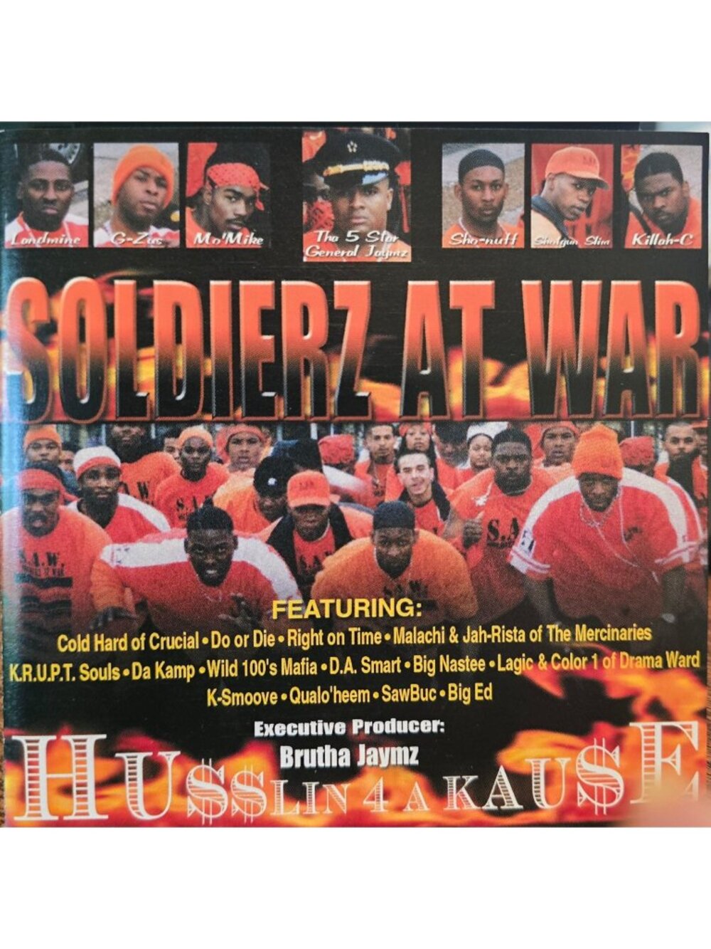 Soldierz At War CD Compilation Featuring Y2K Chicago Hip-Hop Artists 37976cd
